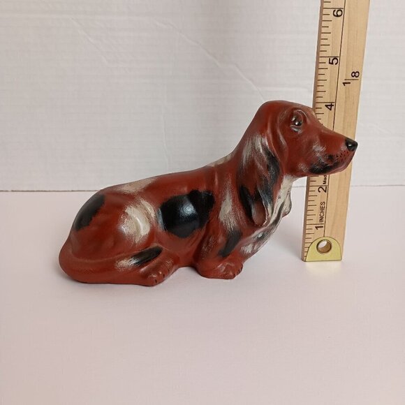 Brown Dog with Long Floppy ears, Pottery piece Great for a dog lovers collection - Picture 9 of 10